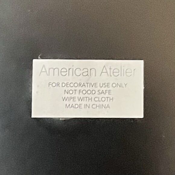 Set Of 4 American Atelier Charger Plate Large 13” Gold Superstar Decorative - Picture 11 of 11